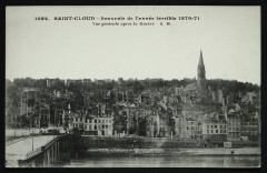 Souvenirs de l'année terrible 1870-71 - Vue générale après la Guerre à Saint-Cloud