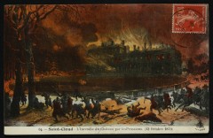 L'incendie du Château par les Prussiens (13 Octobre 1870) -
																					92210 Saint-Cloud
																			