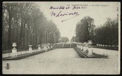 Carte postale ancienne Le Parc Réservé
                                                                     à Saint-Cloud
                                