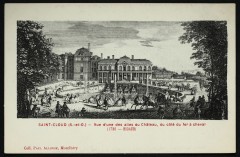 Vue d'une des ailes du Château, du côté du fer à cheval (1730 - Rigaud) à Saint-Cloud