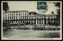 Château bâti vers 1650, incendié en Octobre 1870 - Façade du Fer à Cheval -
																					92210 Saint-Cloud
																			