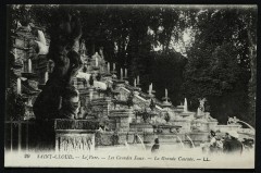 Le Parc - Les Grandes Eaux - La Grande Cascade à Saint-Cloud