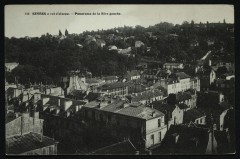 Sèvres à vol d'oiseau . - Panorama de la Rive gauche à Sèvres