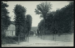 Avenue de Bellevue à Sèvres