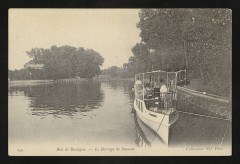 Carte postale ancienne Bois de Boulogne - Le Barrage de Suresnes
                                                                     à Paris 16e
                                