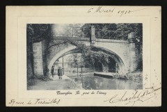 Le pont de l'étang à Vaucresson