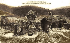Ardèche Mazan ruines de l'abbaye