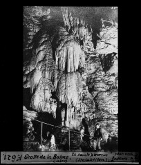 Eth-Bib-Grotte de la Balme (Isère)- Le Saule pleureur (Stalaktiten)-Dia 247-F-00621