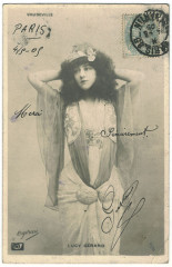 GERARD, Lucie Trompeta. 3-8. Vaudeville. Photo Ogerau