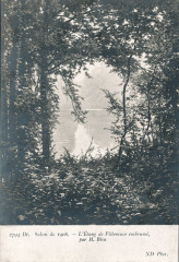 Henri Biva, L'Etang de Villeneuve embrumé, Salon de 1908