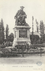La statue de Rabelais - Chinon CIPA0836