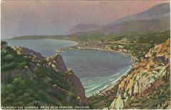 Menton.-Vuw Generale De La Frontiere Italienne. 765-49 (NBY 420061)