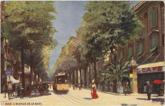 Nice. L'Avenue De la Gare. 939P 64 (NBY 418603)