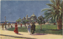 Nice. Le Jardin Public Et La Jetee Promenade. 938P 58 (NBY 419518)