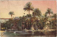 Nice.-La Grotte Du Jardin Public. 762-8 (NBY 419761)