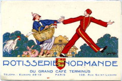 Rotisserie Normande, Du Grand Cafe Terminus, Paris (NBY 6095)
