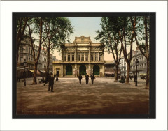 Theatre and promenade Béziers France