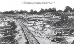 Chantier de Préparation des Poteaux á Blois à Blois