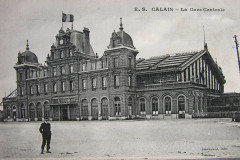 Calais gare cpa Bv à Calais