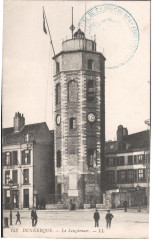 Postcard- Dunkerque - Le Leughenaer, sent March 1915  à Dunkerque