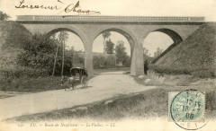 Ligne Eu-Dieppe - Le viaduc à Eu à Eu