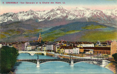 Grenoble postcard à Grenoble