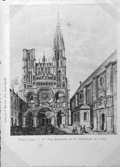 Carte postale ancienne Laon Vue exterieure de la
                                                                     à Laon
                                