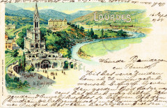 Postcard of Lourdes published in or before 1904 à Lourdes