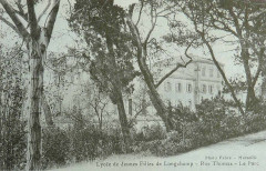 College-longchamp-carte-postale à Marseille