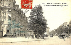 Elysée Palace Hôtel Cp 1912