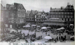 Carte place du marché Reims