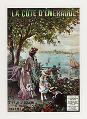 La côte d'émeraude - carte postale