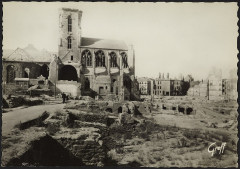 Saint-Malo, destructions 1944, carte postale, MdeB