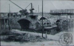 Saint Mihiel le vieux pont 15 mai 1908 avers