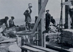 Construction phare Ile Vierge