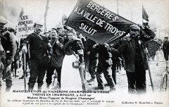 Bergères manif vignerons 1911