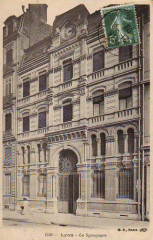 Carte postale 1908 - Syna Lyon