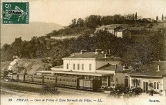 Carte postale - gare de Privas - 2