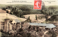 Chartreuse de Bonnefoy sous la neige en 1908