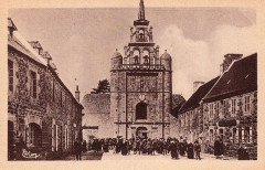 Sortie de messe à Pleubian