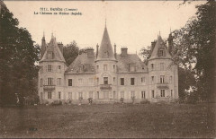 Carte postale ancienne Le Château de Moisse (façade)
                                                                     à Bétête
                                