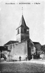 Cp Richebourg L'Eglise -
													52 Haute Marne
												