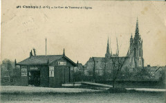 Mary-Rousselière 463 - Chantepie - La Gare du Tramway et l'Eglise