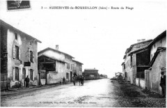 Auberives sur varèze (auberives-de-roussillon), route du péage, 1910, p 13 l'Isère les 533 communes - L Guichard Imp-Photo, Vienne, Bernard, édite -
													38 Isère
												