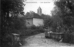 Charancieu, joli quartier en 1914, p 41 de L'Isère les 533 communes - F. Vialatte, phot. Oyonnax