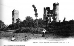 Chateau de bressieux, p121 L'Isère 1900-1920 - phot O R, papeterie des Alpes Eug Robert, Grenoble