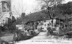 Morette (Isère) l'église