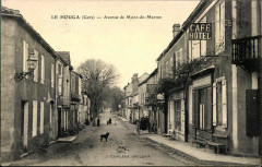 Le Houga - avenue de Mont-de-Marsan