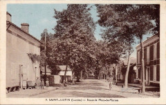 Saint-Justin - Route de Mont-de-Marsan