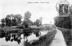 Cp Corquilleroy pont de Vésines -
													45 Loiret
												